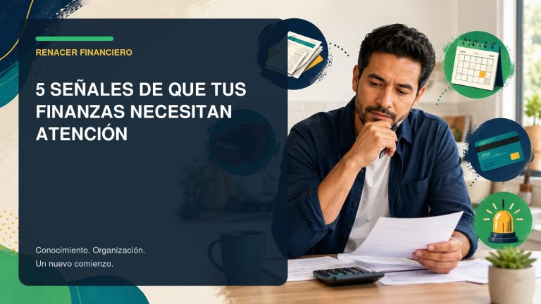 5 señales de que tus finanzas necesitan atención